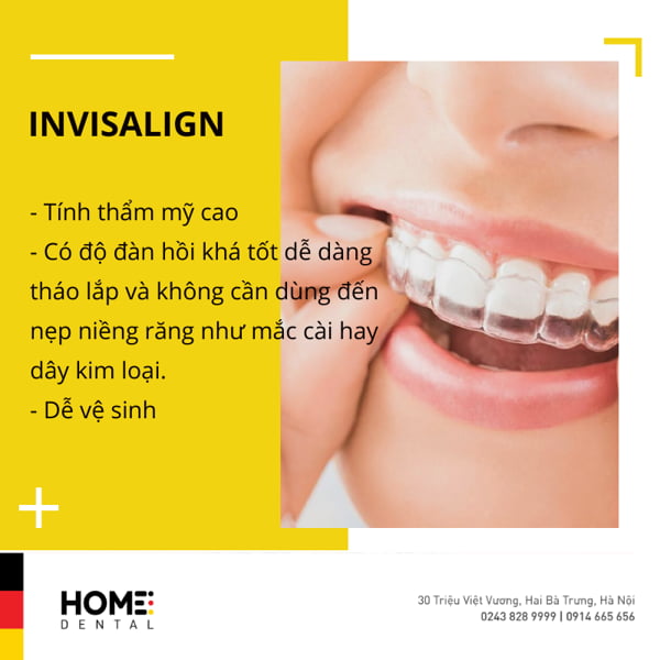 Vệ sinh răng miệng khi sử dụng niềng răng Invisalign - Nha Khoa Home
