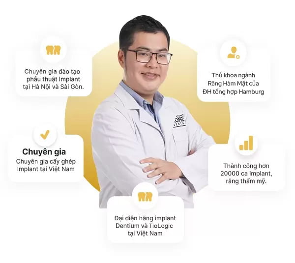 Master - Dr. Nguyen Anh Ngoc is the leading implant specialist in Vietnam.