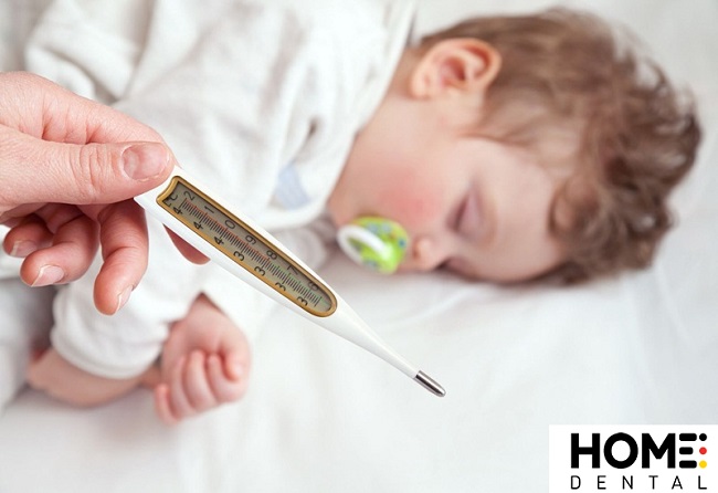 Trẻ sốt mọc răng thường sốt bao nhiêu độ?