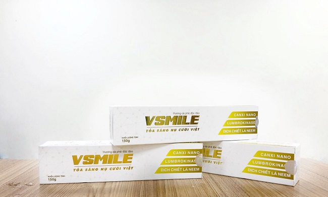 Kem đánh răng vsmile giá bao nhiêu?