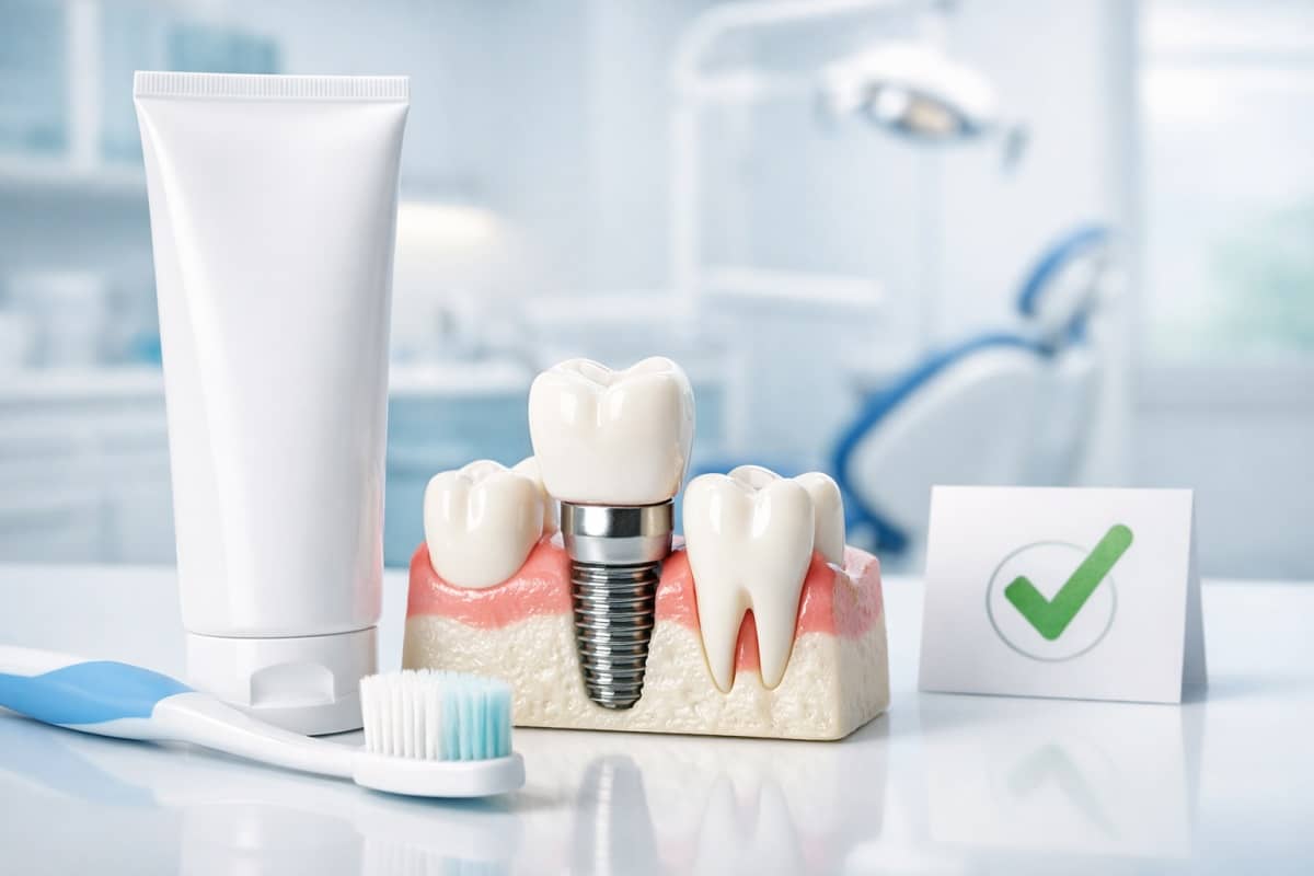 Best Toothpaste for Dental Implants (Dentist Guide)
