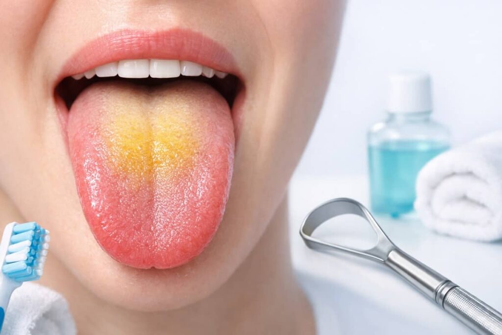 Yellow Coating on Back of Tongue: Causes, Treatments & Prevention